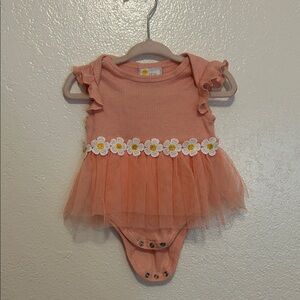 Pink Ruffled Baby One Piece